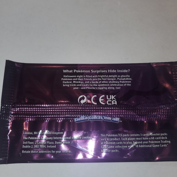 3 Packs Pokémon Trick or Trade Cards - Picture 2 of 2